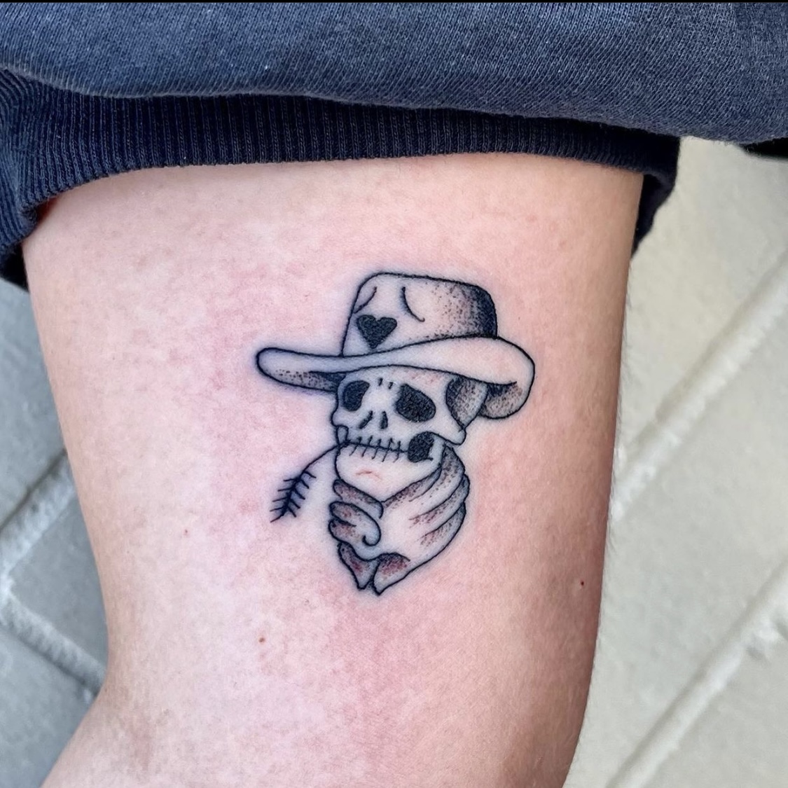 Skull tattoo from best tattoo shop in dallas texas
