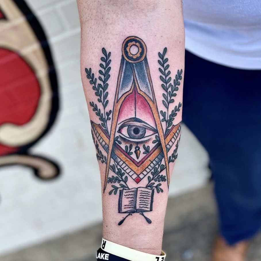 New tattoo from local dallas tattoo shop in Texas