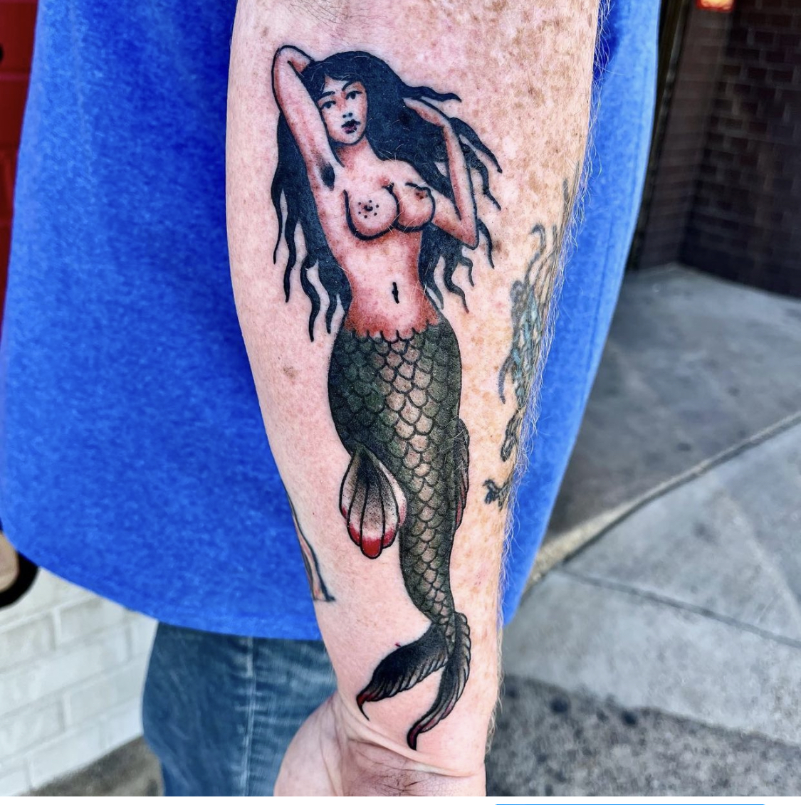 Mermaid tattoo from best tattoo shops in dfw
