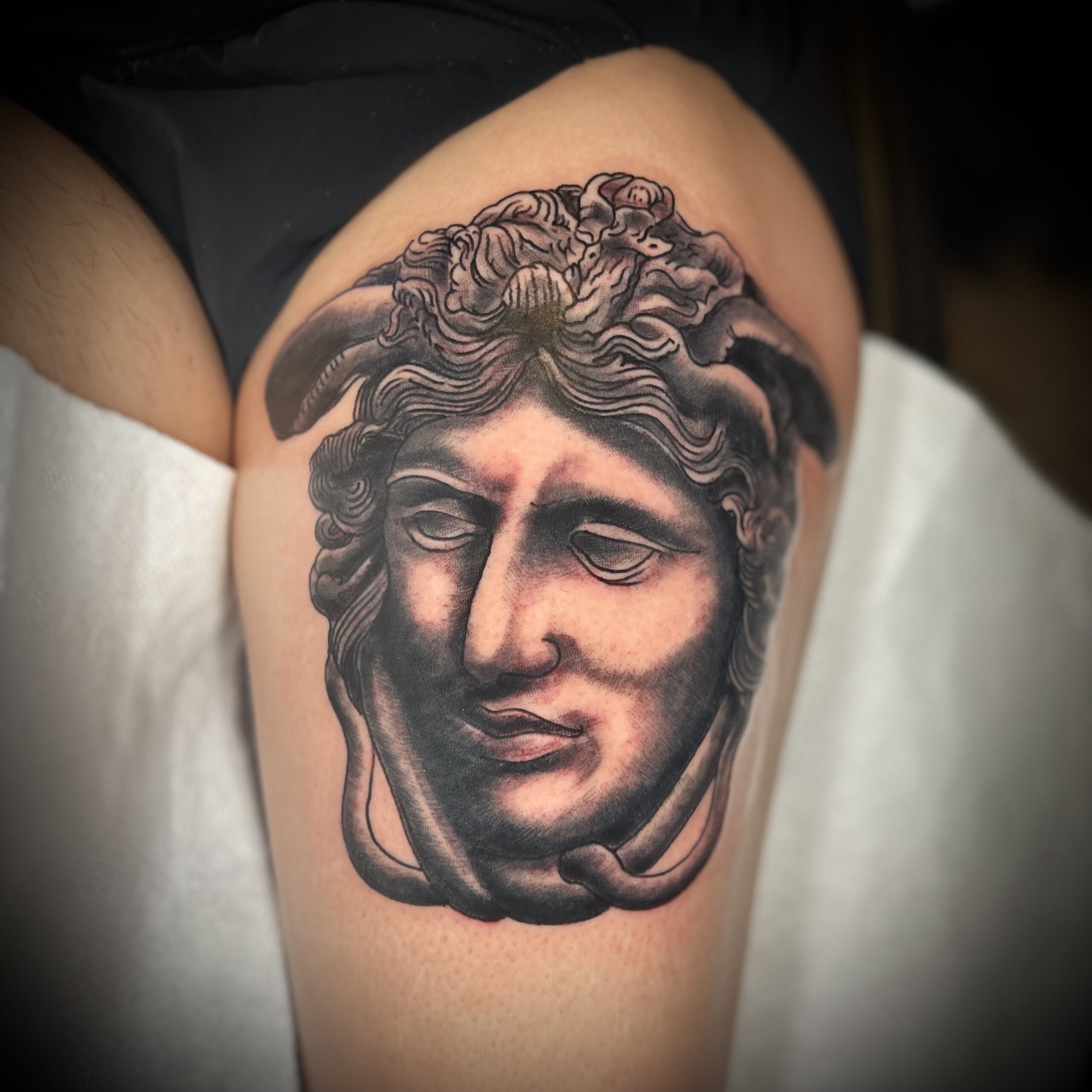 Face tattoo from top tattoo shop in Texas