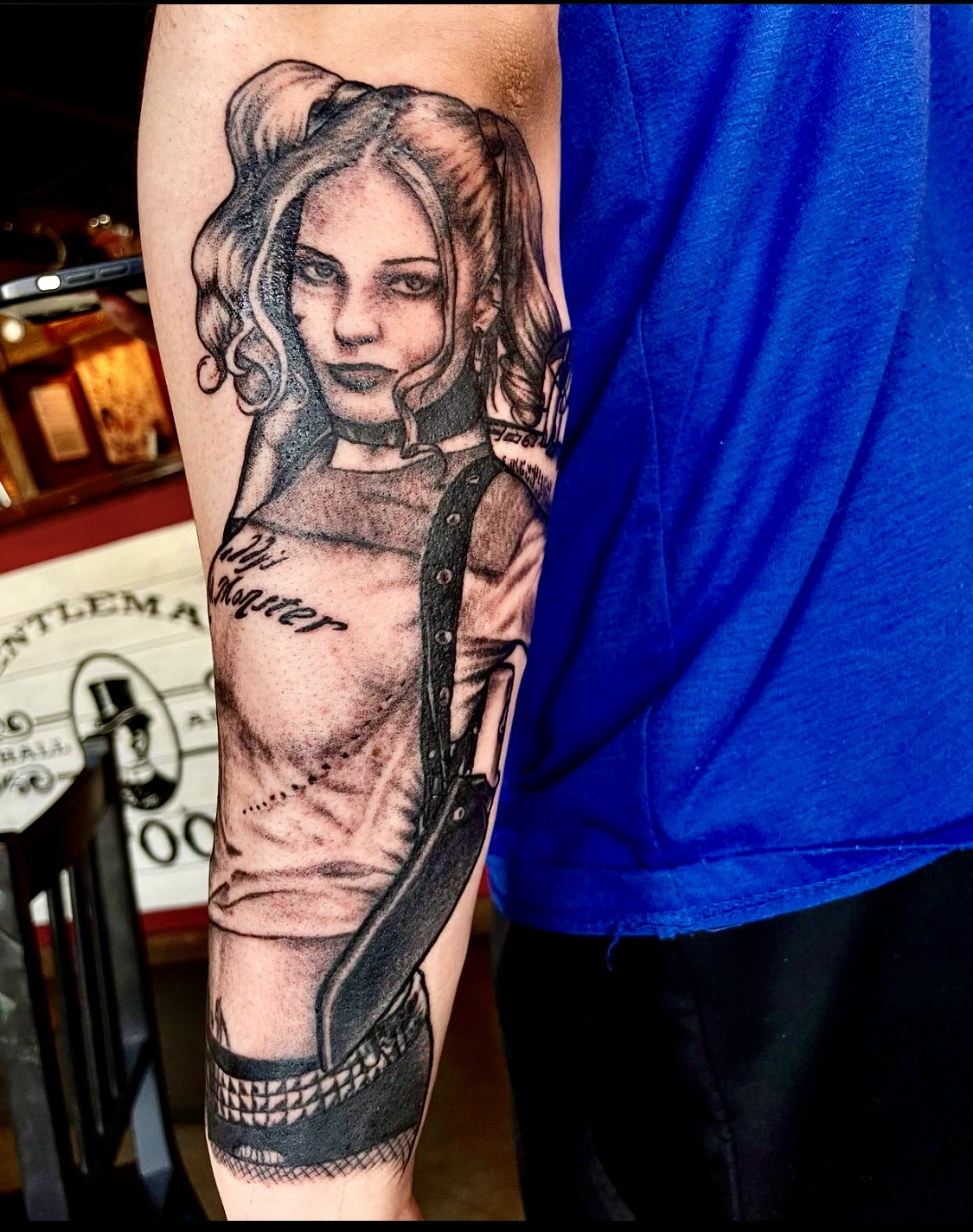 Tattoo of a woman from top tattoo artist in Dallas TX