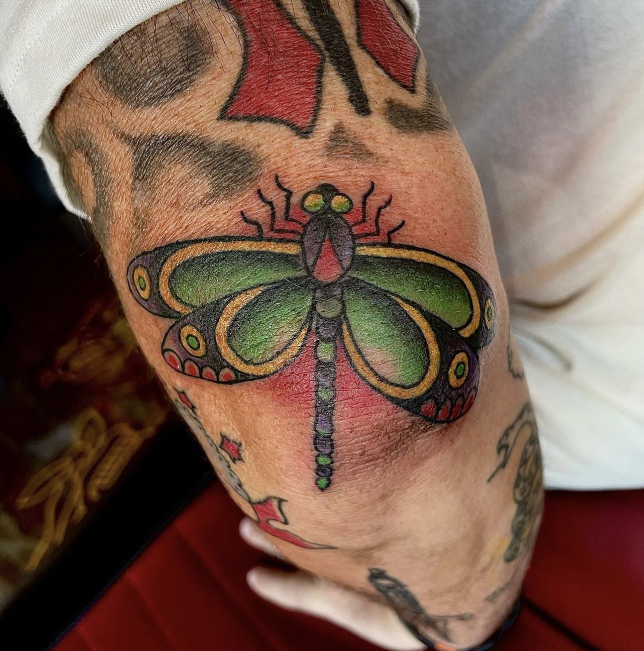 tattoo of a dragonfly