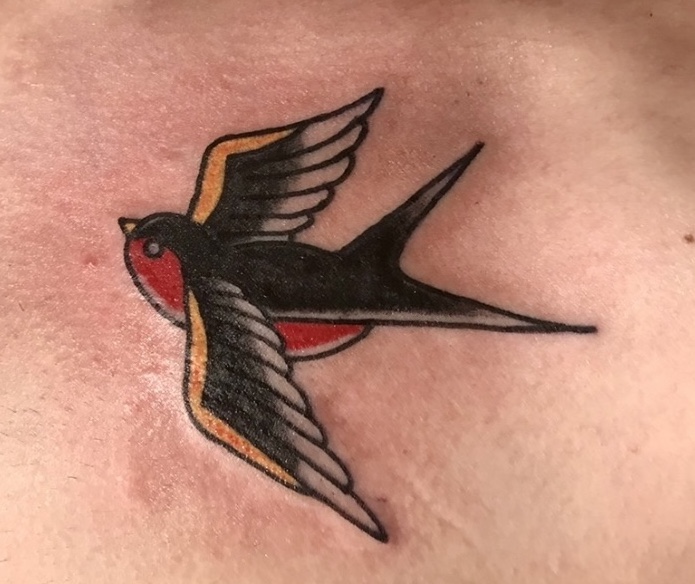 Bird tattoo from top tattoo artists in dallas